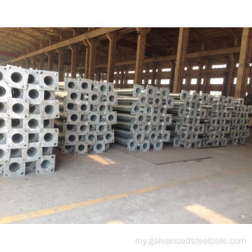 6M-12M hot dip galvanized လမ်းအလင်းသံမဏိတိုင်